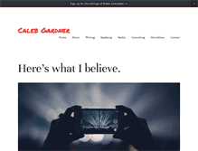 Tablet Screenshot of calebgardner.com